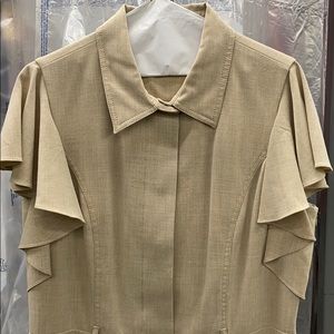 Tan dress with pockets- belt missing